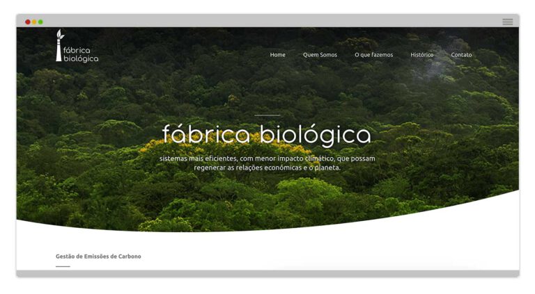 Site Fábrica Biológica