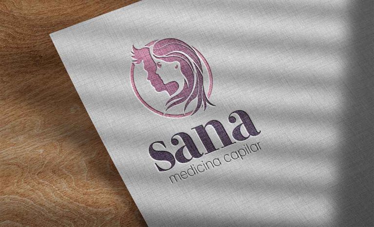 Criação de Logotipo Sana Saúde Capilar